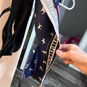 Victoria's Secret PINK Navy and Pink Dog Print bra